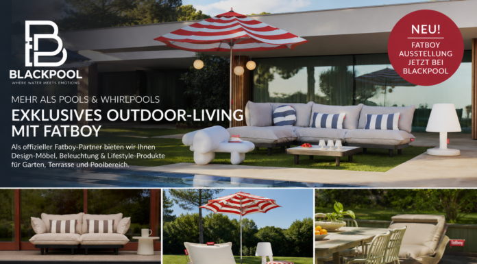 Blackpool Hannover wird zum Outdoor-Living-Spezialisten – Exklusive Fatboy-Möbel jetzt auch in der Region erhältlich Blackpool Hannover wird zum Outdoor-Living-Spezialisten – Exklusive Fatboy-Möbel jetzt auch in der Region erhältlich