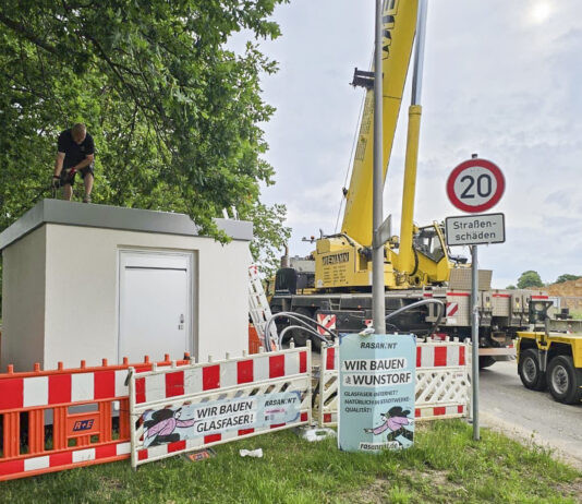 Glasfaserausbau in Wunstorf: Kolenfeld, Idensen und Mesmerode jetzt online Glasfaserausbau in Wunstorf: RASANNNT schaltet am 1. Juli 2026 Kolenfeld, Idensen und Mesmerode frei und baut Steinhude aus